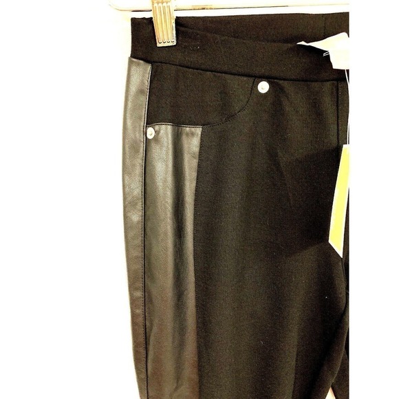 ￼Michael Kors basics skinny leg leggings pants black size 4 NWT $130 - Picture 4 of 6